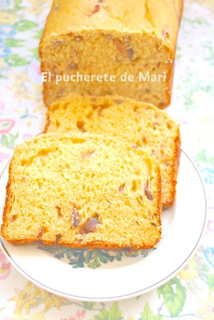 PAN CON QUESO ROJO DE LEICESTER Y CEBOLLA