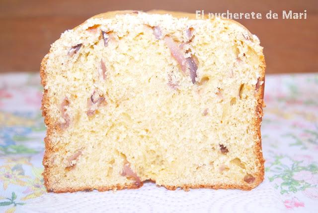 PAN CON QUESO ROJO DE LEICESTER Y CEBOLLA