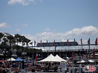 Monorail en Darling Harbour, Sydney