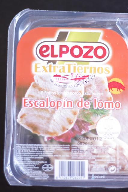 TIMBAL DE ESCALOPINES DE LOMO Y VERDURAS CON SALSA DE QUESO