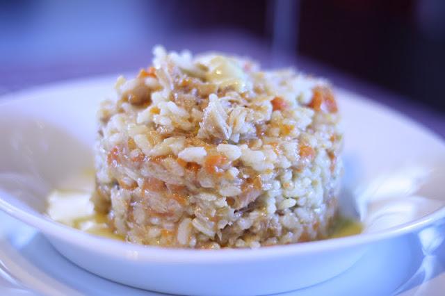 RISOTTO DE POLLO DE CORRAL EN SALSA..