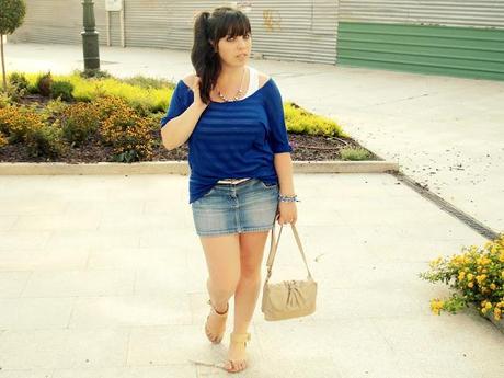 Denim skirt