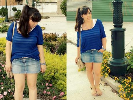 Denim skirt