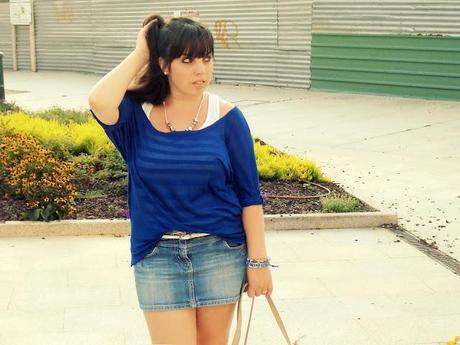Denim skirt