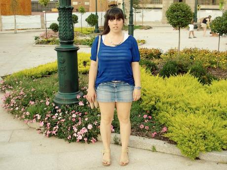Denim skirt