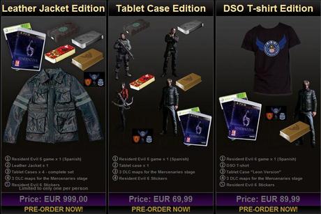 resident evil6 chaqueta leon La edición especial de Resident Evil 6 con la chaqueta de Leon Kennedy llega a Europa por 999 euros