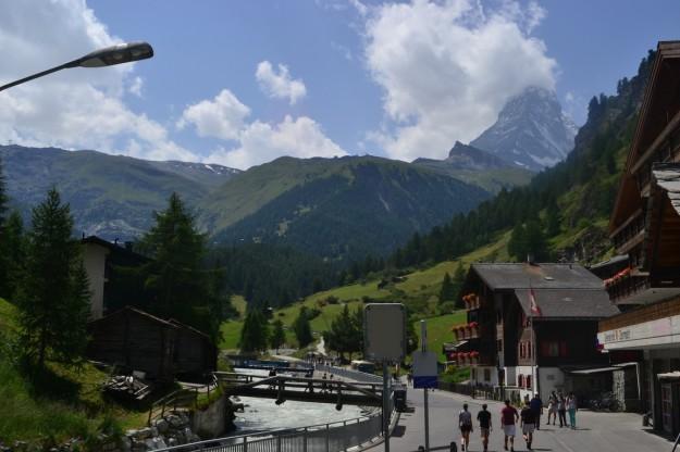 En Zermatt, con el Matterhorn de fondo