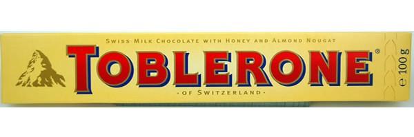 El famoso Toblerone, con el logo del Matterhorn