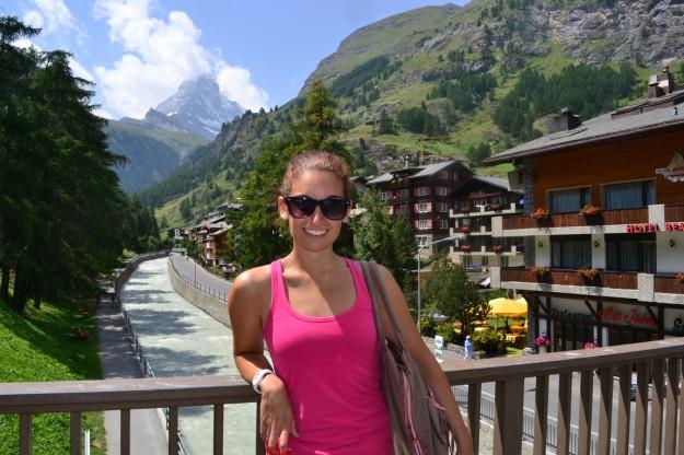 En Zermatt, con el Matterhorn de fondo