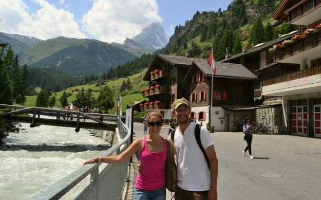 En Zermatt, con el Matterhorn de fondo