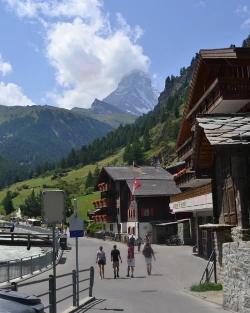 En Zermatt, con el Matterhorn de fondo