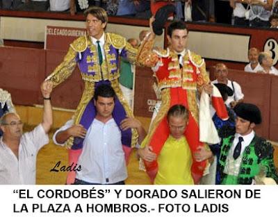 FERIA DE CABRA:  DORADO Y DÍAZ SALVAN LA TARDE