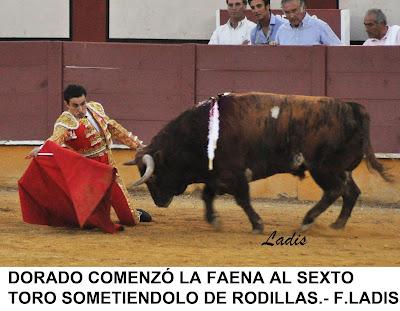 FERIA DE CABRA:  DORADO Y DÍAZ SALVAN LA TARDE