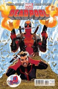 Portada alternativa de Daniel Acuña para Deadpool Nº 3