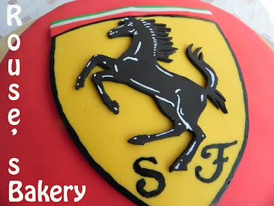 Tarta de cumpleaños de Ferrari!