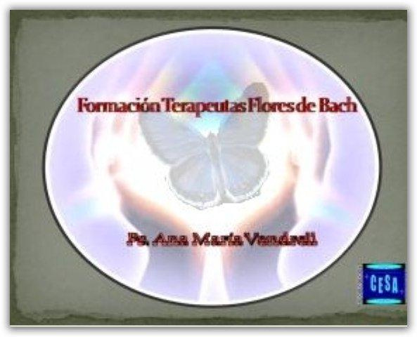 Seminario Virtual Formación de Terapeutas en Flores de Bach