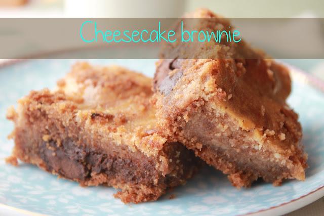Cheesecake brownie
