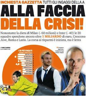 LOS SUELDOS DE LOS FUTBOLISTAS EN ITALIA: LAS CANTIDADES UNO A UNO