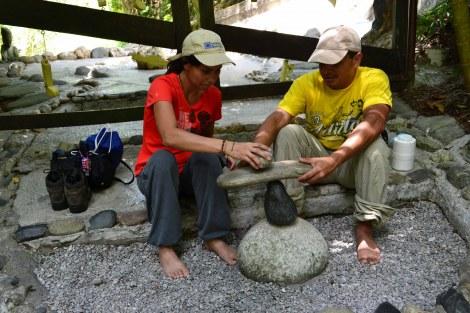 Las piedras bajo los pies