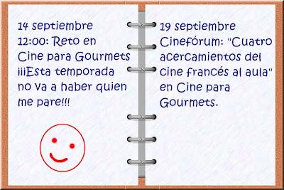 Empieza el cole: Vuelven el Reto y el Cinefórum