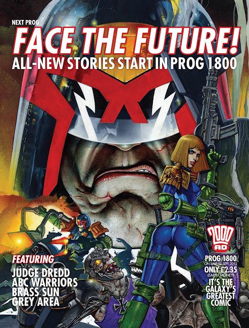 2000 AD llega al numero 1800 de la mano con Dredd