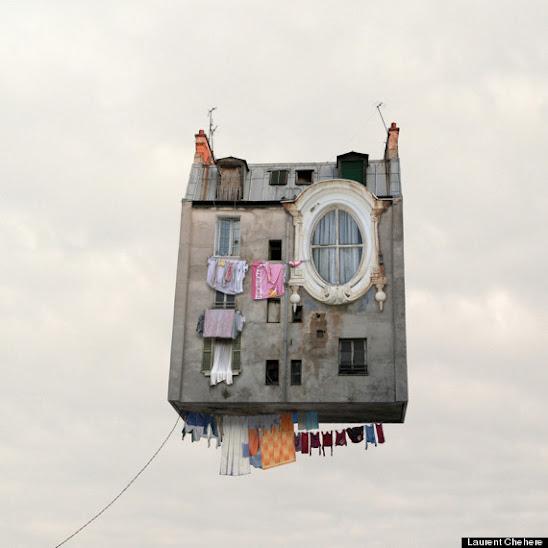 Laurent Chehere y las casas voladoras