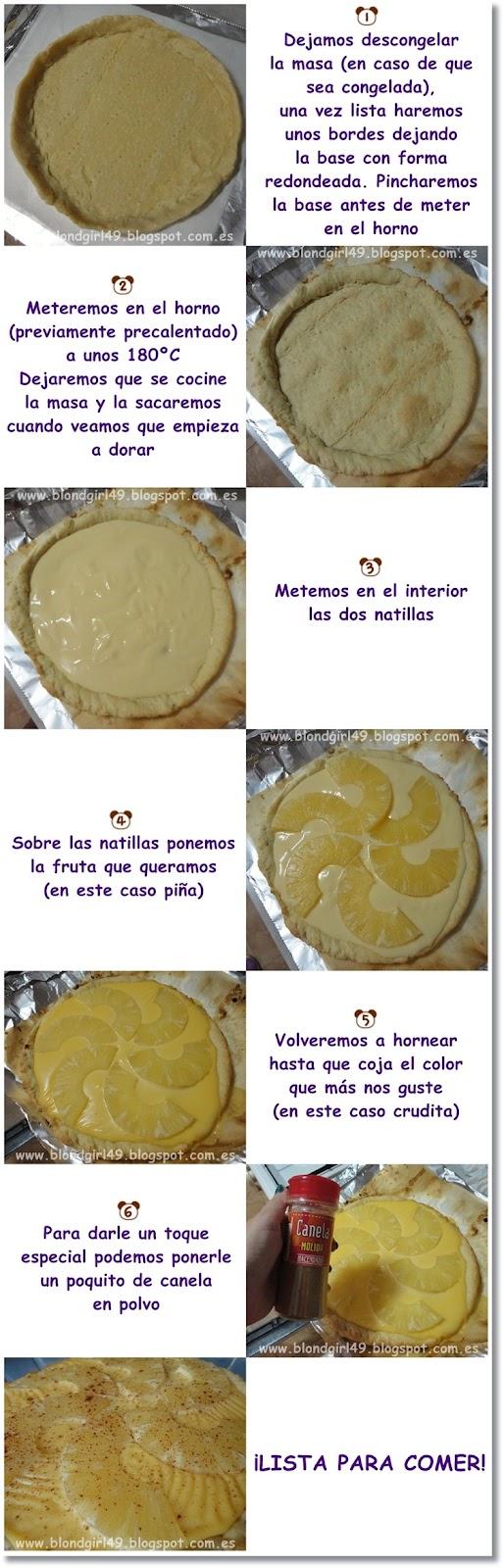 Receta: tarta de natillas y fruta [sencillísima]