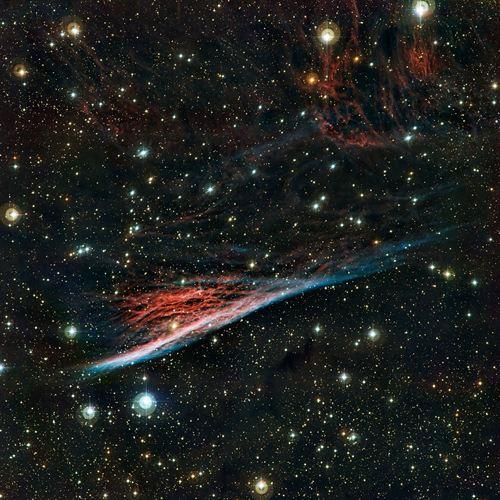 ESO obtiene una nueva imagen de la Nebulosa del Lápiz