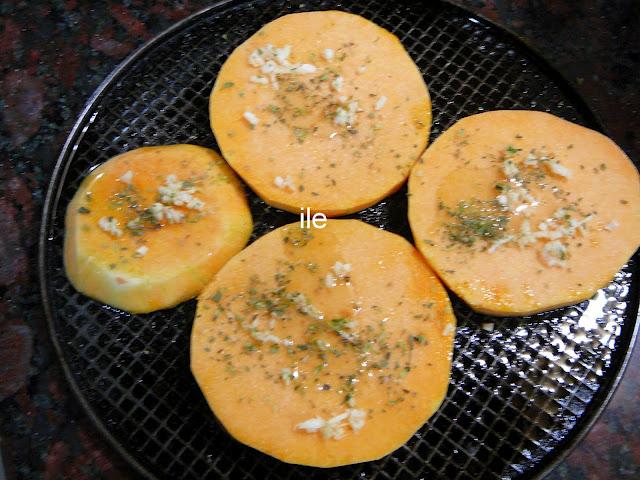Calabaza horneada