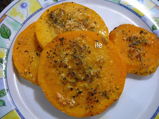 Calabaza horneada