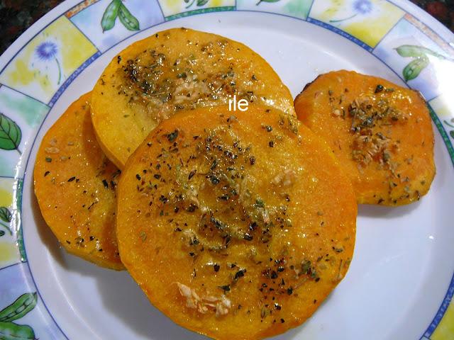 Calabaza horneada