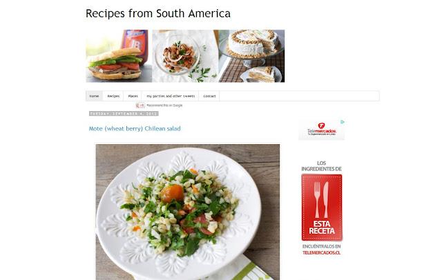 Blog del Mes: Recipes from South America