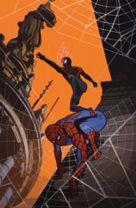 Portada alternativa de Tommy Lee Edwards para Spider-Men Nº 5