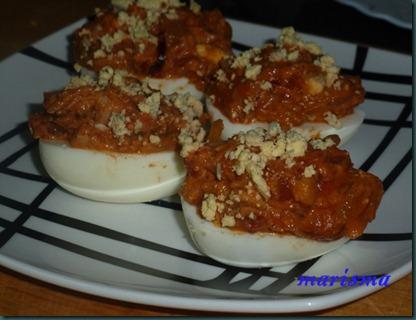 huevos rellenos a mi manera,racion copia