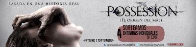 Ganadores del concurso 4 entradas individuales para The Possession (El Origen del Mal)