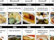 SEMANA Menú mensual Septiembre 2012