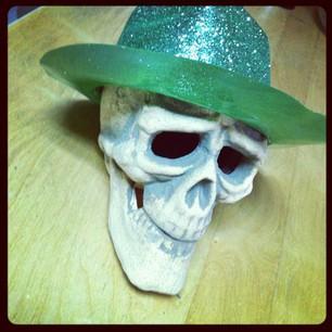 una calavera con estilo