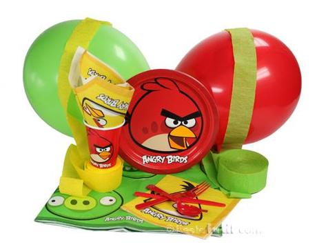 menaje para fiesta Angry Birds