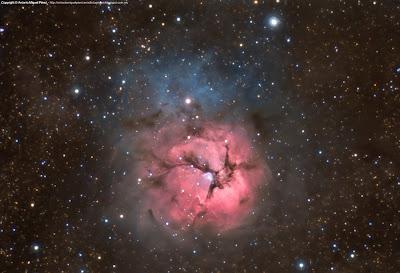 M20, la nebulosa Trífida
