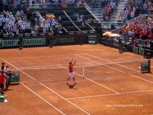 Copa Davis Gijon 2012 España USA: Ferrer vence a Querry