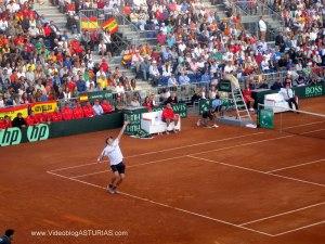 Copa Davis Gijon 2012 España USA: Almagro vence a  Isner