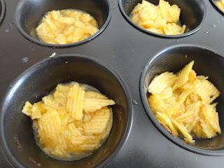 Tortillitas de Patata Rellenas de Queso de Cabra. CRA XI... Patatas Fritas.