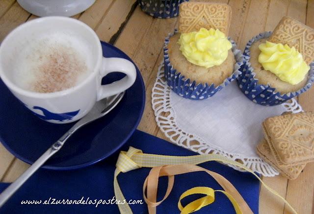 Cupcakes de Galletas Custard Cream
