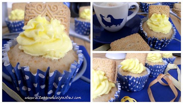 Cupcakes de Galletas Custard Cream