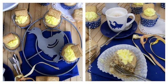 Cupcakes de Galletas Custard Cream