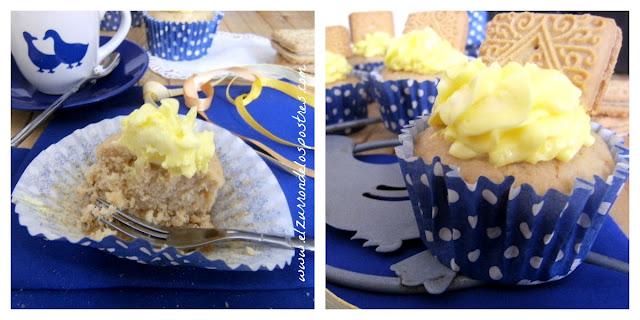 Cupcakes de Galletas Custard Cream