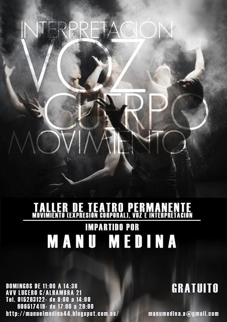 Taller de Teatro permanente, por Manu Medina