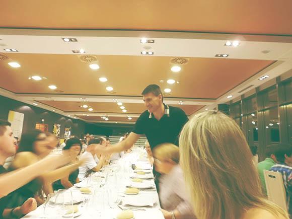 Cena de peñas del Valencia Basket