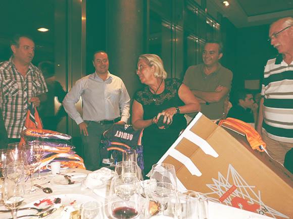 Cena de peñas del Valencia Basket