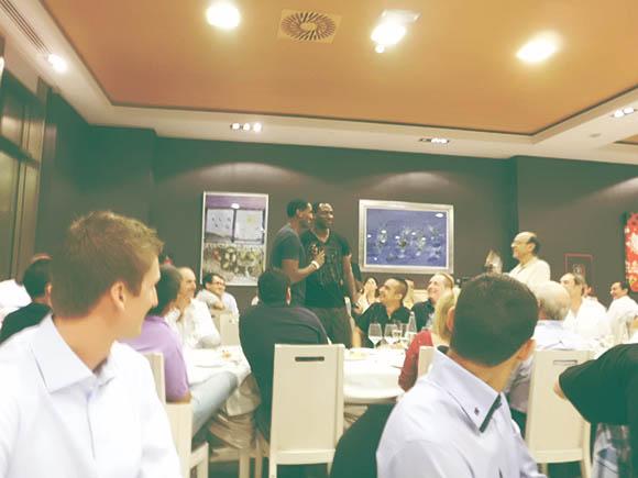 Cena de peñas del Valencia Basket